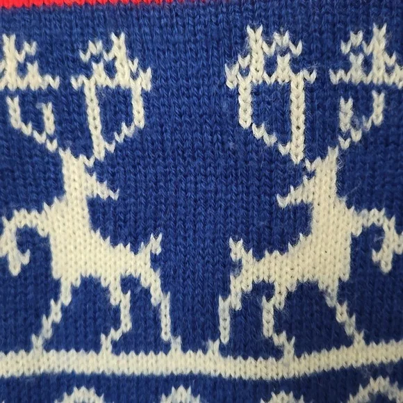 Blue and Red Christmas Sweater - Picture 8 of 13